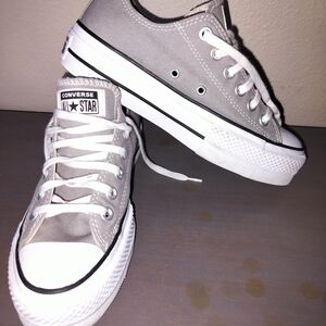 Converse All Star Women's Shoes Gray Size 7 Iconic Casual Grunge